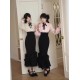 Wth Puji Miss Lola Long Sleeve One Piece(Pre-Order/2 Colours/Full Payment Without Shipping)